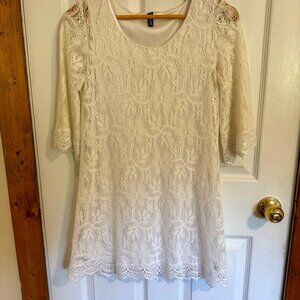 H&M White Lace Dress